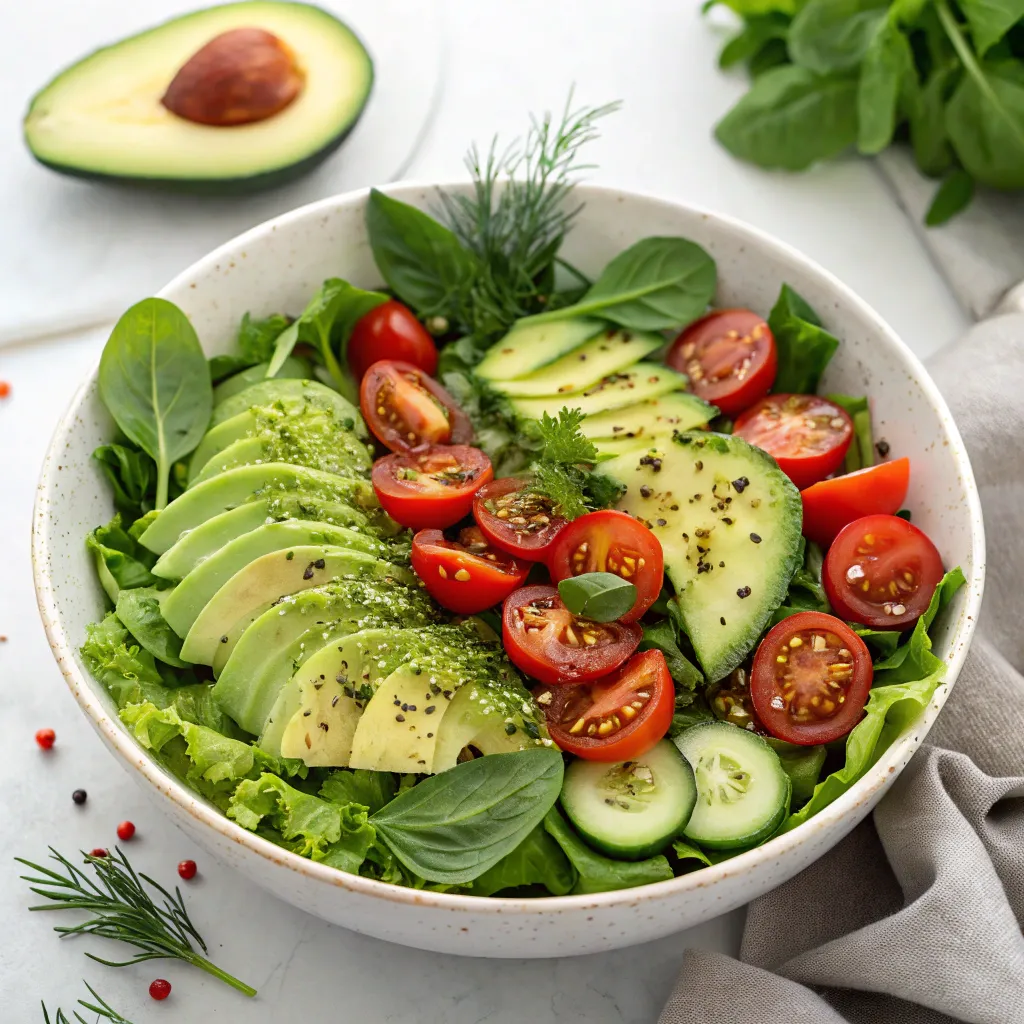 Fresh Vegan Salad